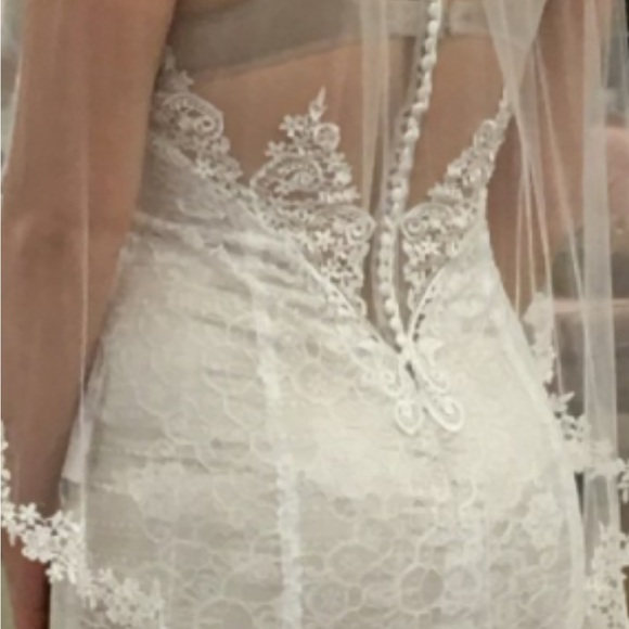 Elegant Lace Wedding Dress - Picture 4 of 15